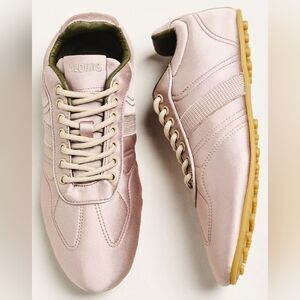 ALOHAS TB.69 Rife Satin Low-Top Sneakers,Color Taupe, Retail $210.00 USD